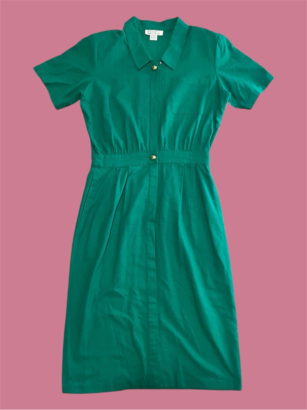 Vintage Argenti Boutique green dress size women’s 8